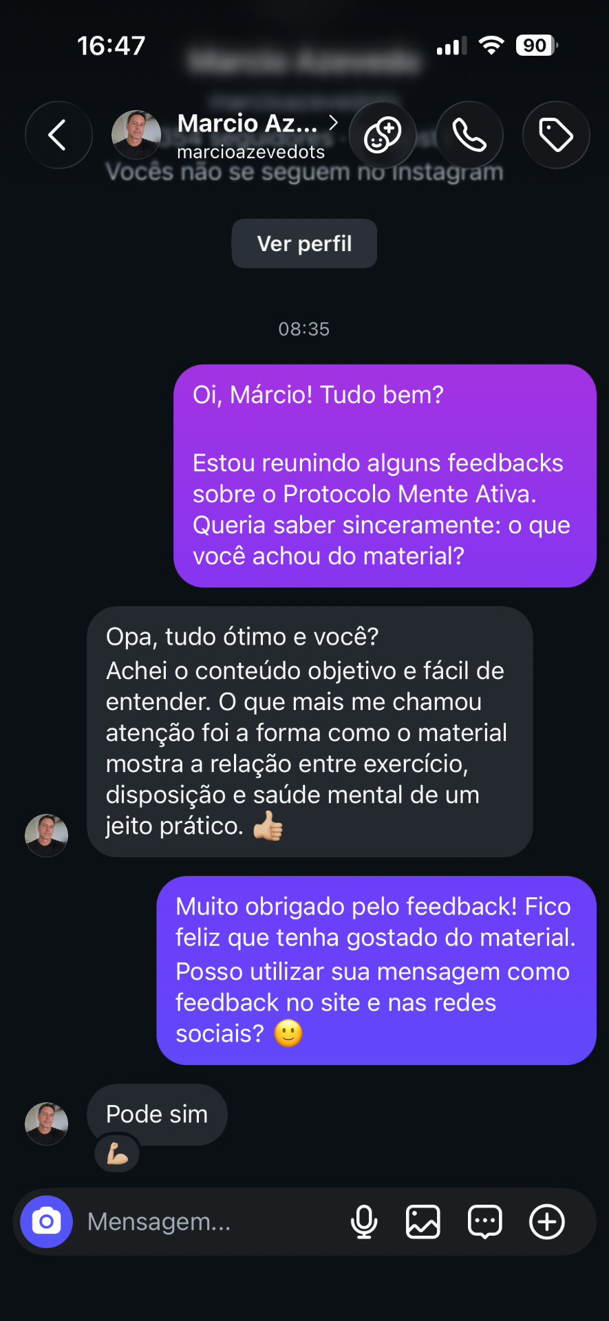 Depoimento de Márcio Azevedo